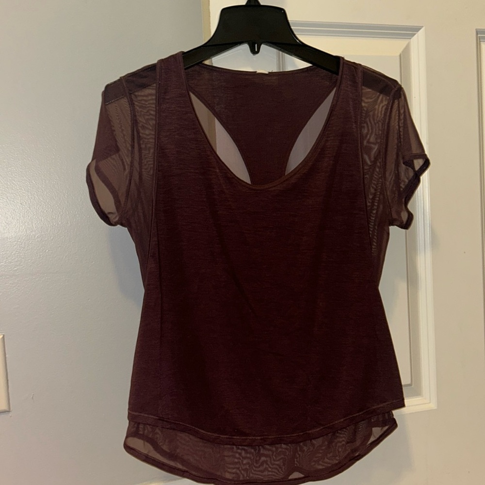 Lululemon Short Sleeve Top, Double lined